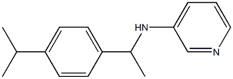 N-{1-[4-(propan-2-yl)phenyl]ethyl}pyridin-3-amine Struktur