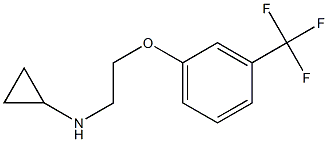 N-{2-[3-(trifluoromethyl)phenoxy]ethyl}cyclopropanamine Struktur