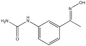 N-{3-[(1E)-N-hydroxyethanimidoyl]phenyl}urea Struktur