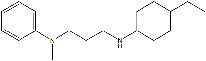 N-{3-[(4-ethylcyclohexyl)amino]propyl}-N-methylaniline Struktur