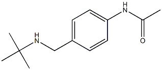 N-{4-[(tert-butylamino)methyl]phenyl}acetamide Struktur