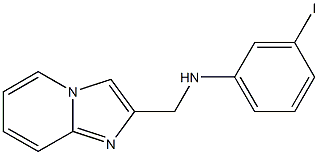 N-{imidazo[1,2-a]pyridin-2-ylmethyl}-3-iodoaniline Struktur