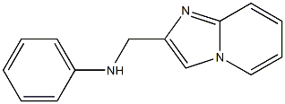 N-{imidazo[1,2-a]pyridin-2-ylmethyl}aniline Struktur