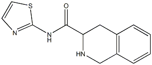 N-1,3-thiazol-2-yl-1,2,3,4-tetrahydroisoquinoline-3-carboxamide Struktur