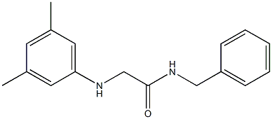 N-benzyl-2-[(3,5-dimethylphenyl)amino]acetamide Struktur