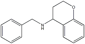 N-benzyl-3,4-dihydro-2H-1-benzopyran-4-amine Struktur