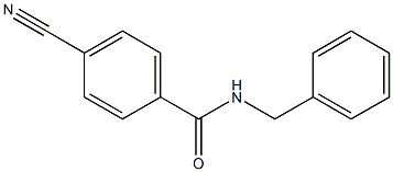 N-benzyl-4-cyanobenzamide Struktur