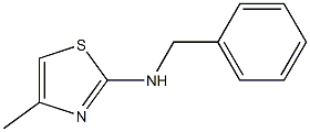 N-benzyl-4-methyl-1,3-thiazol-2-amine Struktur