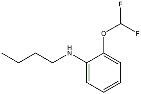 N-butyl-2-(difluoromethoxy)aniline Struktur