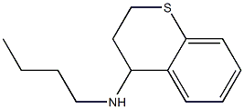 N-butyl-3,4-dihydro-2H-1-benzothiopyran-4-amine Struktur