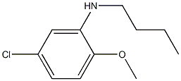 N-butyl-5-chloro-2-methoxyaniline Struktur