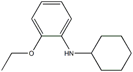 N-cyclohexyl-2-ethoxyaniline Struktur