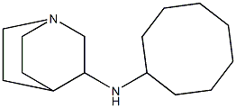 N-cyclooctyl-1-azabicyclo[2.2.2]octan-3-amine Struktur