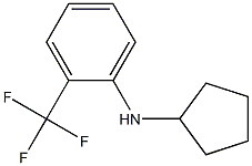 N-cyclopentyl-2-(trifluoromethyl)aniline Struktur