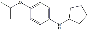 N-cyclopentyl-4-(propan-2-yloxy)aniline Struktur