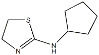 N-cyclopentyl-4,5-dihydro-1,3-thiazol-2-amine Struktur