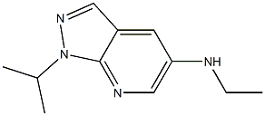 N-ethyl-1-(propan-2-yl)-1H-pyrazolo[3,4-b]pyridin-5-amine Struktur