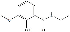 N-ethyl-2-hydroxy-3-methoxybenzamide Struktur