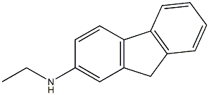 N-ethyl-9H-fluoren-2-amine Struktur