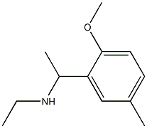 N-ethyl-N-[1-(2-methoxy-5-methylphenyl)ethyl]amine Struktur