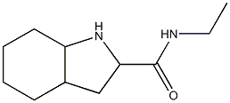 N-ethyloctahydro-1H-indole-2-carboxamide Struktur