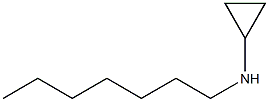 N-heptylcyclopropanamine Struktur