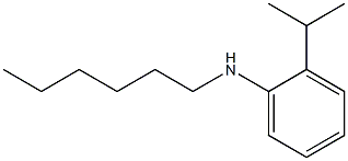 N-hexyl-2-(propan-2-yl)aniline Struktur