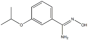 N'-hydroxy-3-isopropoxybenzenecarboximidamide Struktur