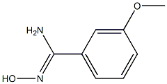 N'-hydroxy-3-methoxybenzenecarboximidamide Struktur