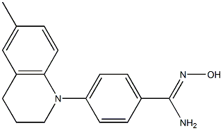 N'-hydroxy-4-(6-methyl-1,2,3,4-tetrahydroquinolin-1-yl)benzene-1-carboximidamide Struktur