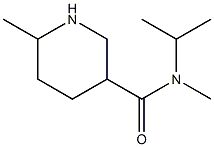 N-isopropyl-N,6-dimethylpiperidine-3-carboxamide Struktur