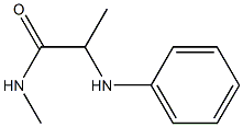 N-methyl-2-(phenylamino)propanamide Struktur