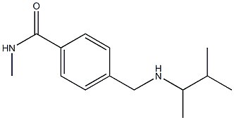 N-methyl-4-{[(3-methylbutan-2-yl)amino]methyl}benzamide Struktur