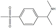 N-methyl-N-{1-[4-(methylsulfonyl)phenyl]ethyl}amine Struktur