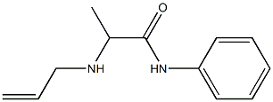 N-phenyl-2-(prop-2-en-1-ylamino)propanamide Struktur