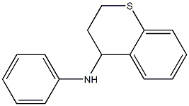 N-phenyl-3,4-dihydro-2H-1-benzothiopyran-4-amine Struktur