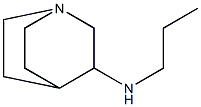 N-propyl-1-azabicyclo[2.2.2]octan-3-amine Struktur