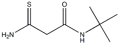 N-tert-butyl-2-carbamothioylacetamide Struktur