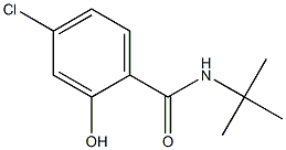 N-tert-butyl-4-chloro-2-hydroxybenzamide Struktur