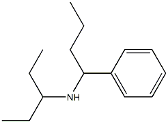 pentan-3-yl(1-phenylbutyl)amine Struktur