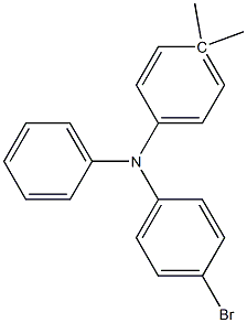 4-Bromophenyl-4,4-dimethyldiphenylamine Struktur