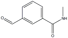 3-Formyl-N-methyl-benzamide Struktur