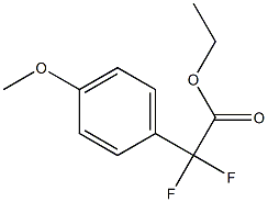 Ethyl Difluoro-(4-methoxyphenyl)acetate Struktur