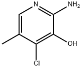 3-Pyridinol,  2-amino-4-chloro-5-methyl- Struktur