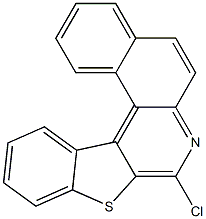 8-chlorobenzo[f][1]benzothieno[2,3-c]quinoline Struktur