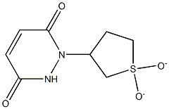 1-(1,1-dioxidotetrahydrothien-3-yl)-1,2-dihydropyridazine-3,6-dione Struktur