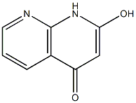 2-hydroxy[1,8]naphthyridin-4(1H)-one Struktur