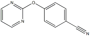 4-(2-pyrimidinyloxy)benzonitrile Struktur