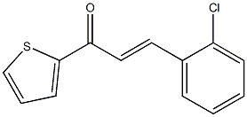 3-(2-chlorophenyl)-1-(2-thienyl)-2-propen-1-one Struktur