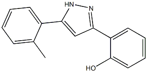 2-[5-(2-methylphenyl)-1H-pyrazol-3-yl]phenol Struktur